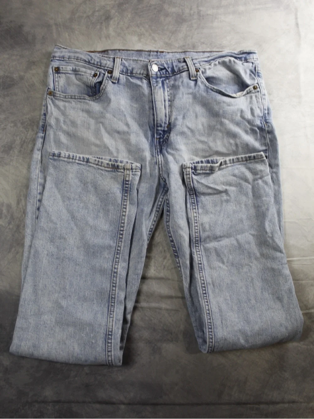 Levis 511 Slim Fit Jeans Mens 36x32 Light Wash Blue Denim WaterLess Casual